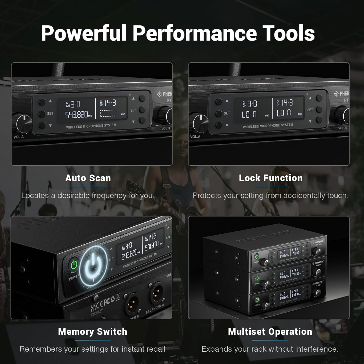 Thumbnail 5 de Phenyx Pro PTU-71-2H Wireless Dual Mics 328ft