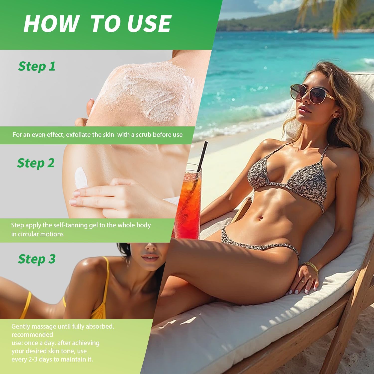 Thumbnail 7 de Coco Crema Bronceadora Rápida 100 g para Sol y Camas solares