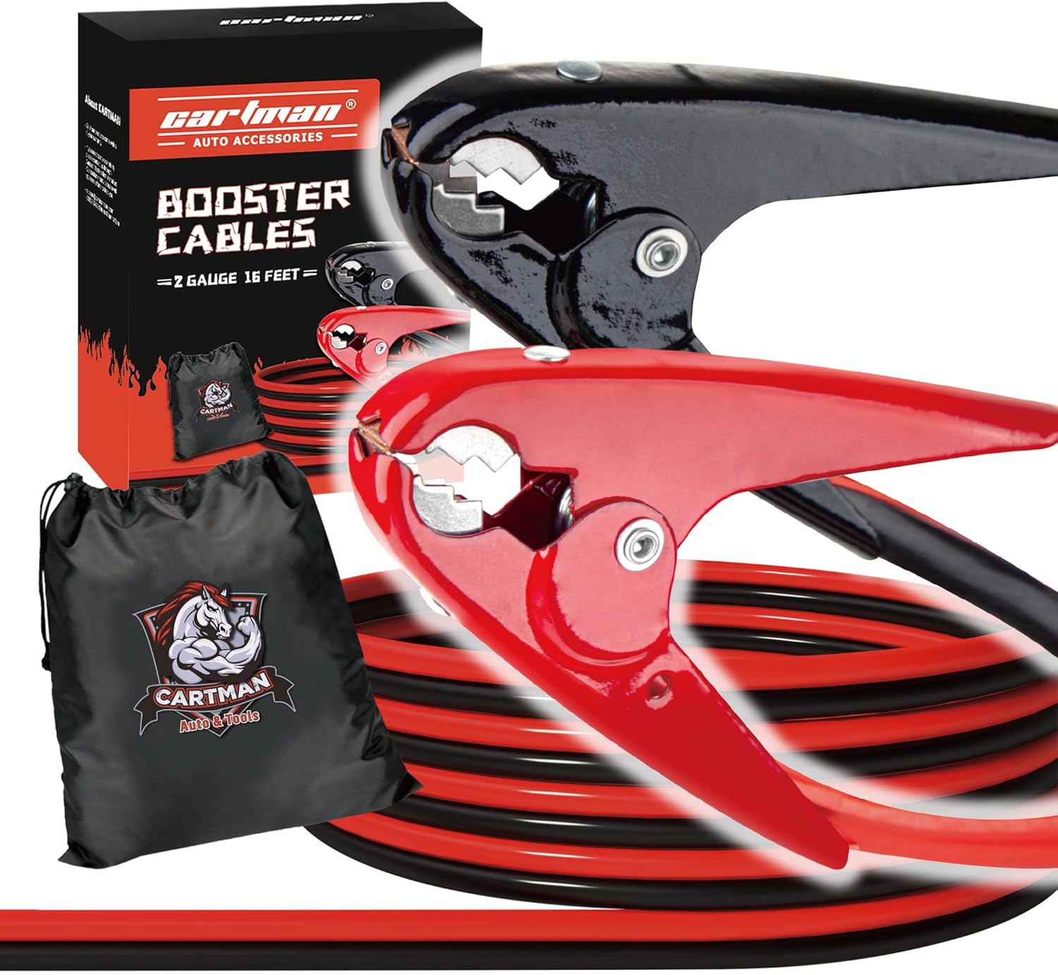 Detalle de CARTMAN 2 Gauge Jumper Cable 16 ft 800A