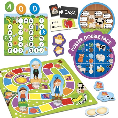 Detalle de Liscianigiochi Carotina 50 Giochi Per Bambini – Multicolore (3-6 anni)