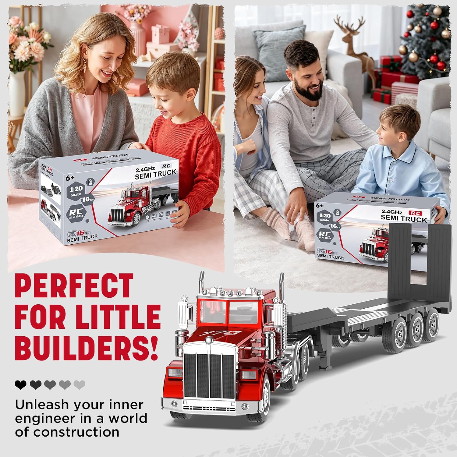 Detalle de KIDMARKT RC Semi-Trailer Truck 39.6-Inch