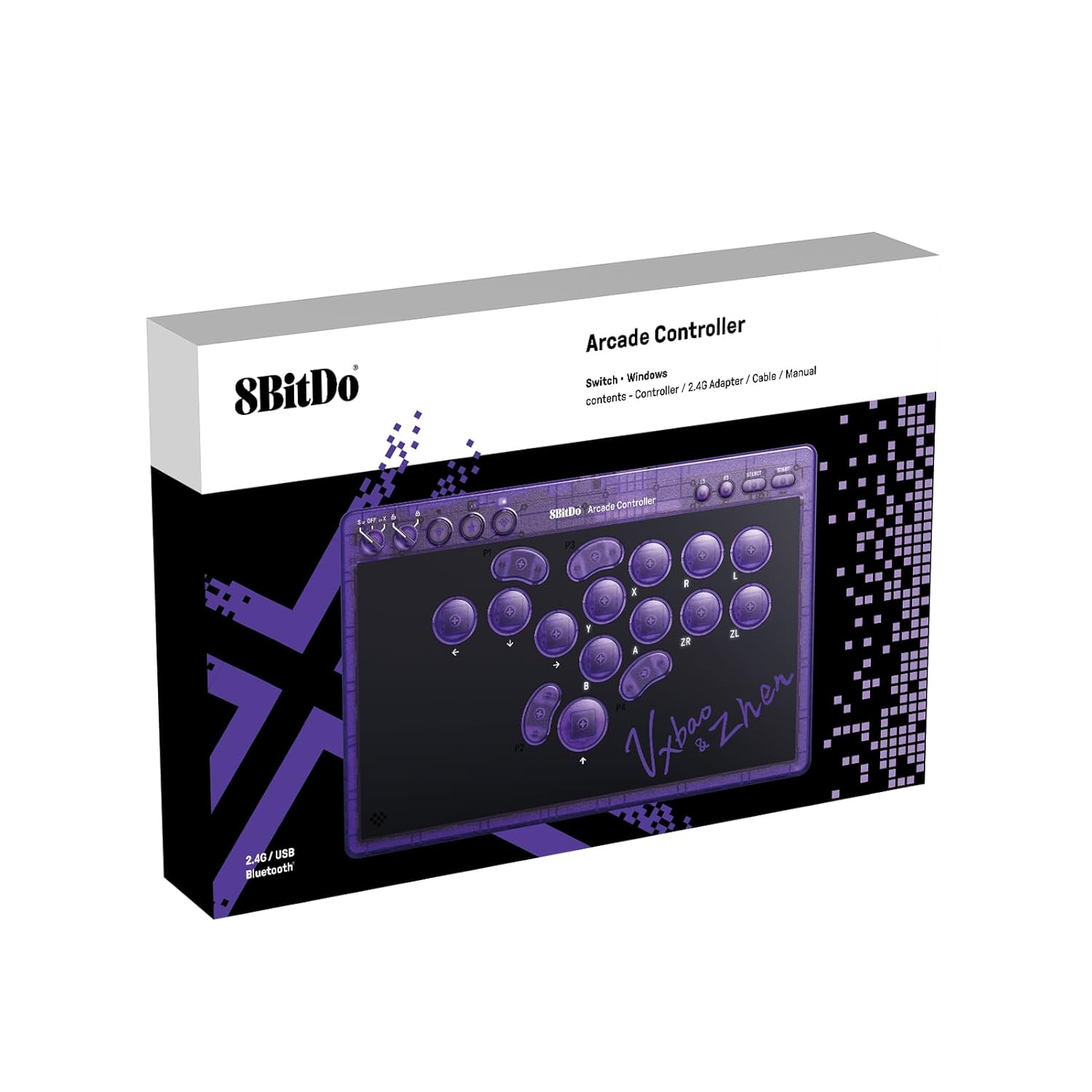 Thumbnail 4 de 8BitDo All-Button Arcade Controller Switch & Windows