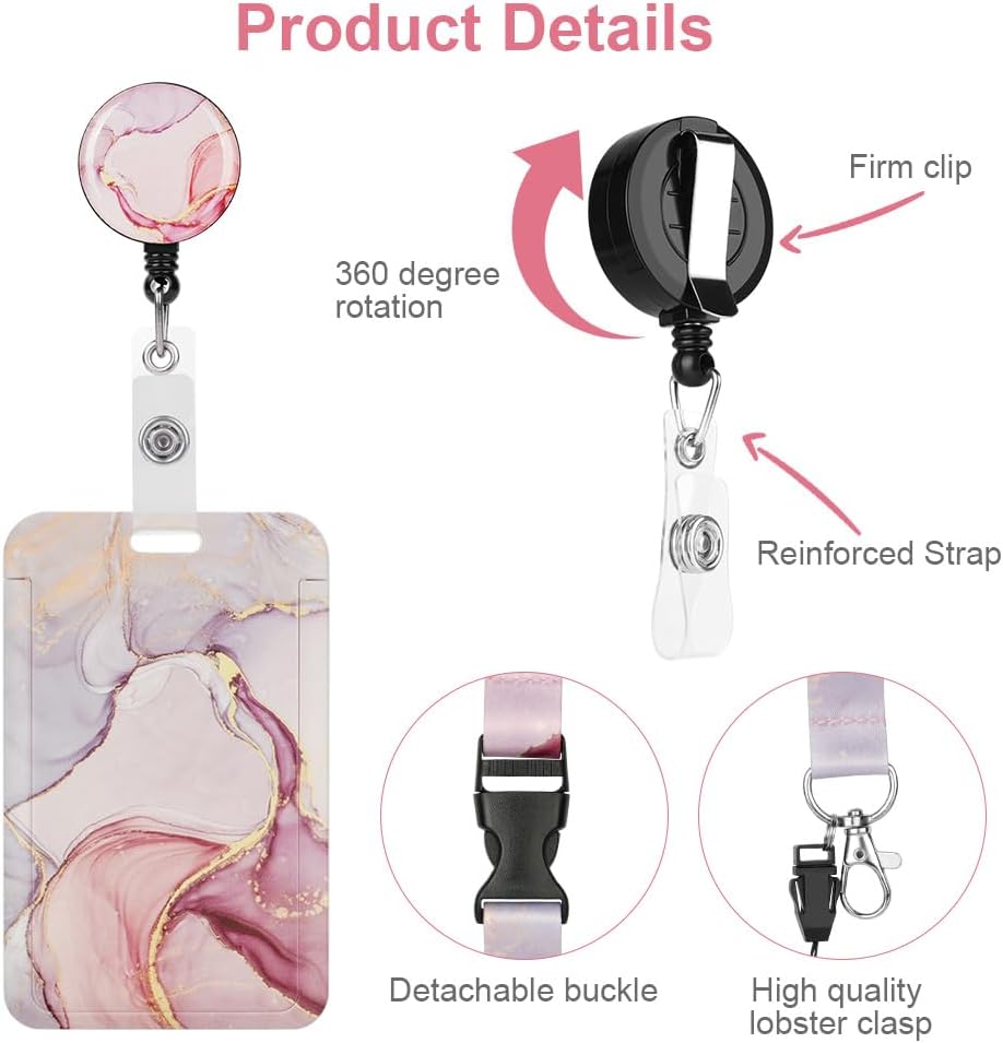 Thumbnail 2 de Vicloon Lanyard Porta Badge retrattile 🎫