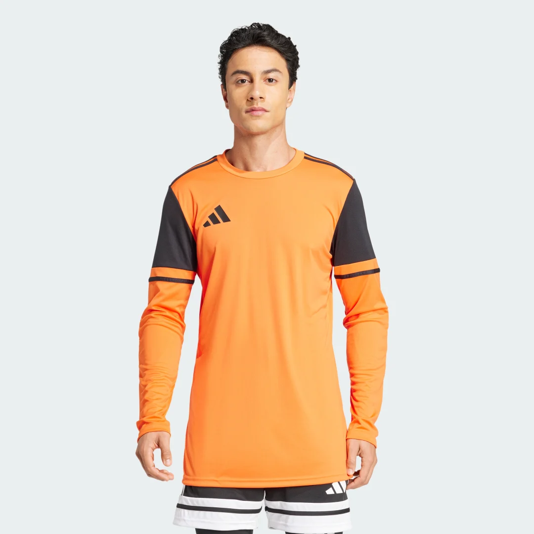 Detalle de Camiseta manga larga portero Squadra 25 de Adidas – naranja