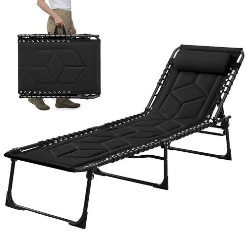 Detalle de Palawano Transat de Jardin Extérieur Pliable et Rembourré 190 × 70 cm