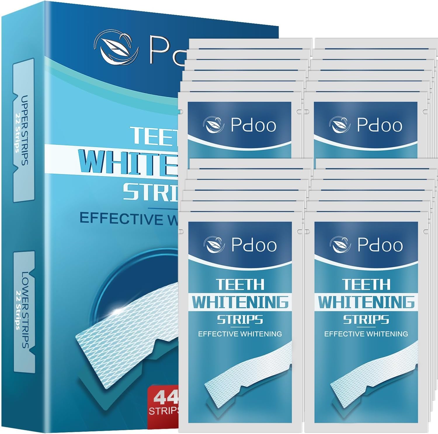 Detalle de Teeth Whitening Strips, 44 Count