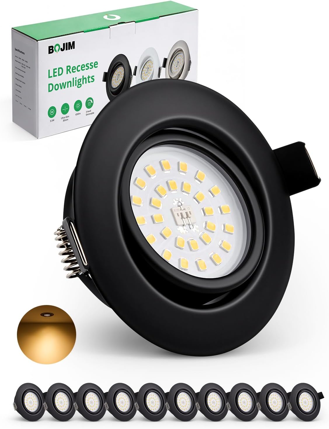 Detalle de BOJIM Einbaustrahler LED 5,5 W 10er Set