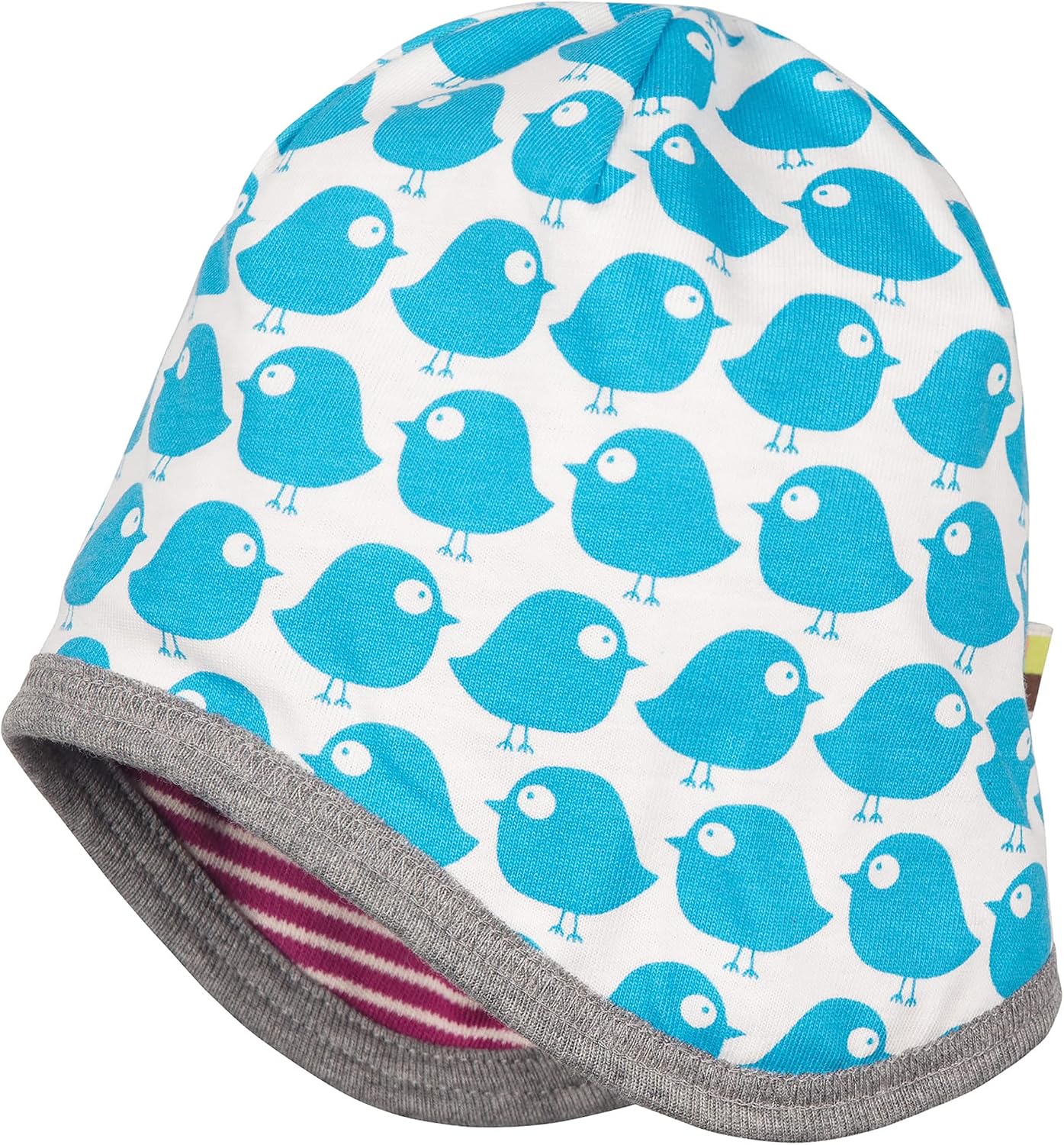 Detalle 2 de loud + proud Unisex Baby Wendemonat Mütze aus Bio-Baumwolle, GOTS-zertifiziert
