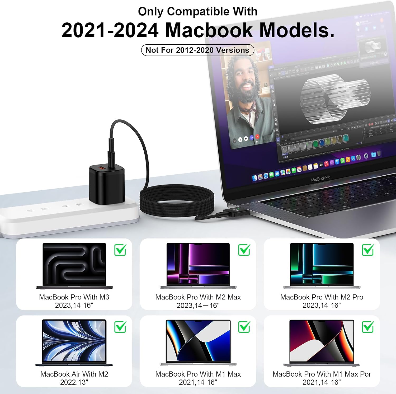Thumbnail 5 de MagSafe 3 USB-C Cable 1.83m
