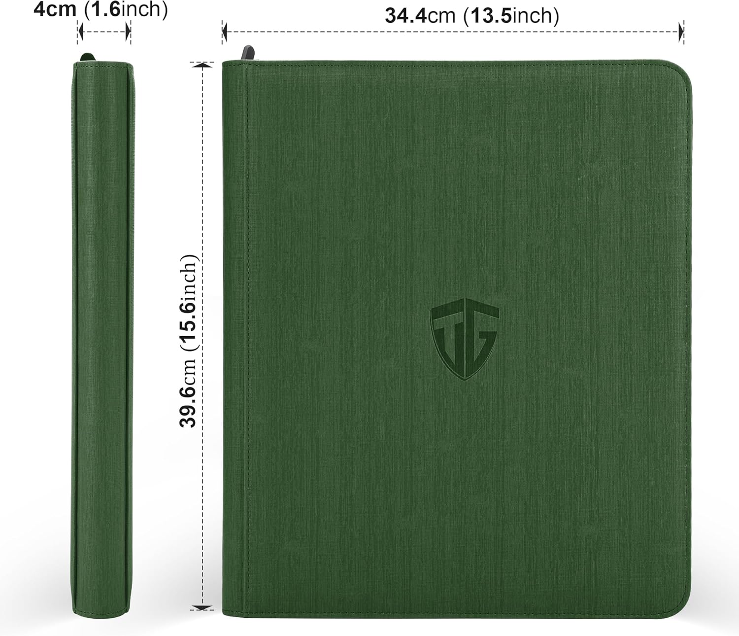 Thumbnail 4 de TCGUARD Toploader Sammelkartenalbum 216 – 9 Fächer, Hardcover, PU-Leder, Schutz & Übersicht