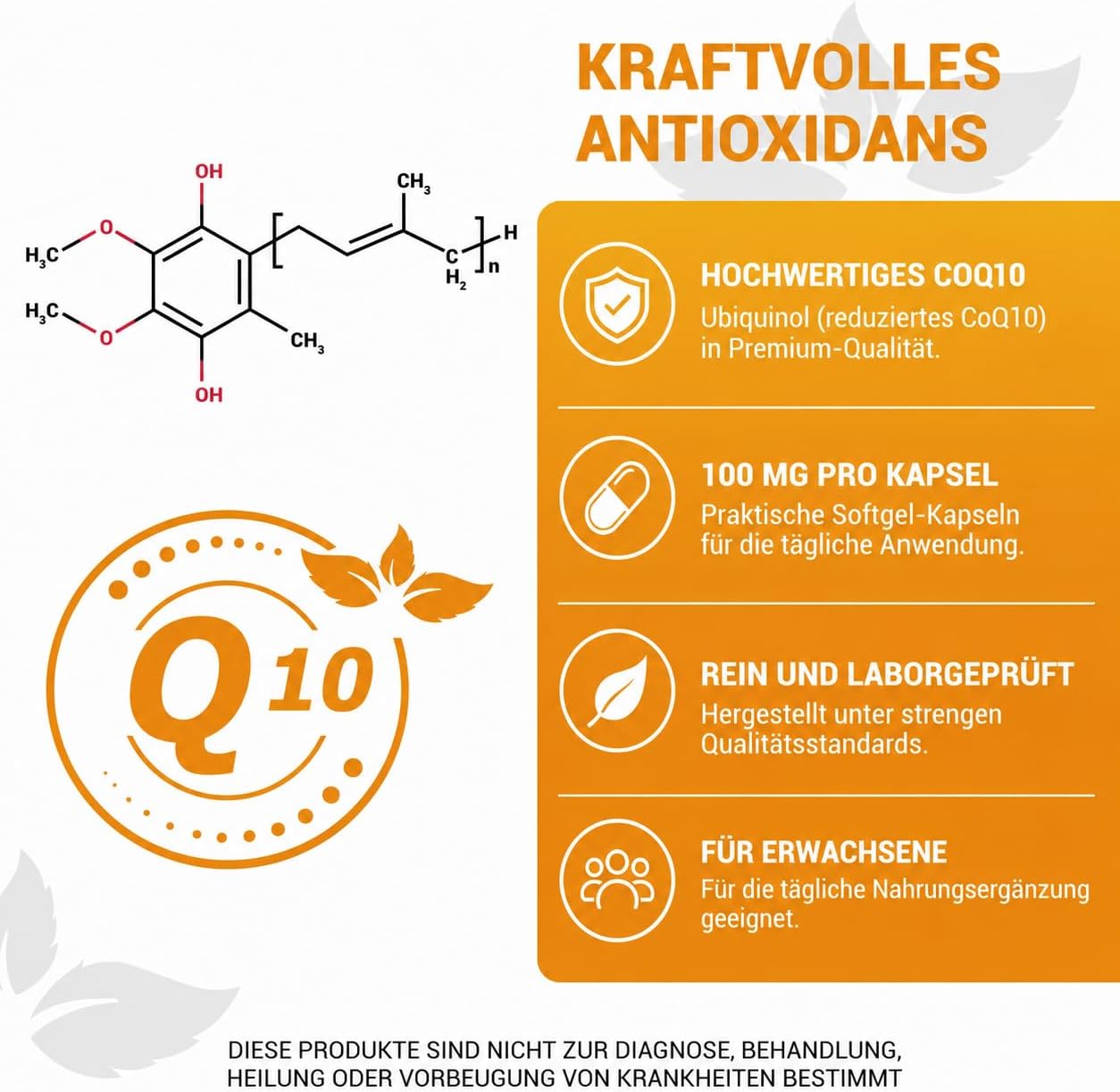 Detalle de Ubiquinol CoQ10 600 mg Softgelkapseln 💊