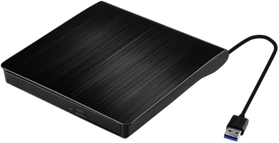 Detalle de Vlio External USB 3.0 Slim CD/DVD Drive (Portable Burner/Reader) for PC, Laptop & Desktop