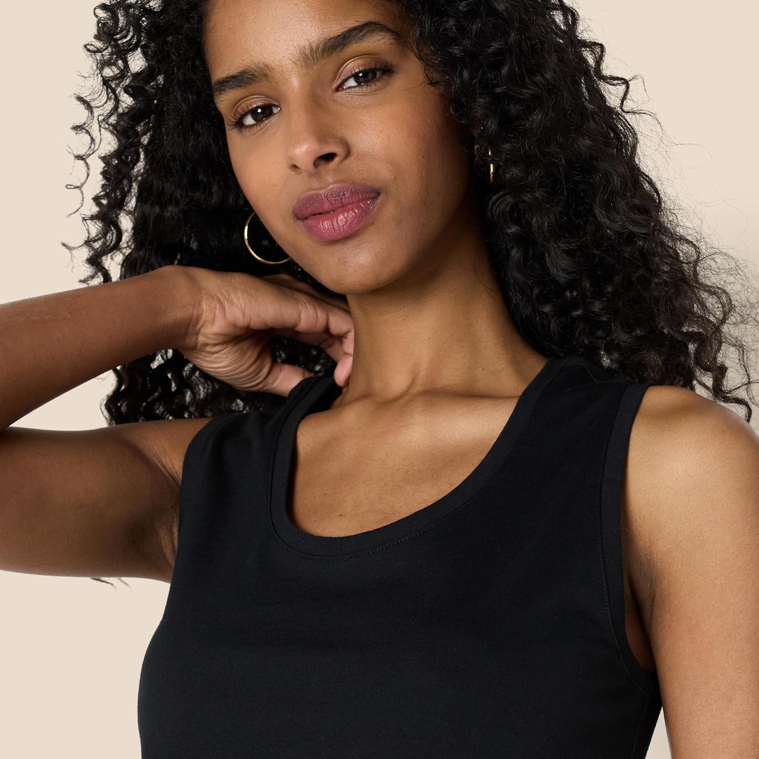Thumbnail 2 de Amazon Essentials Damen Tanktop ärmellos Regular Fit aus 100% Baumwolle