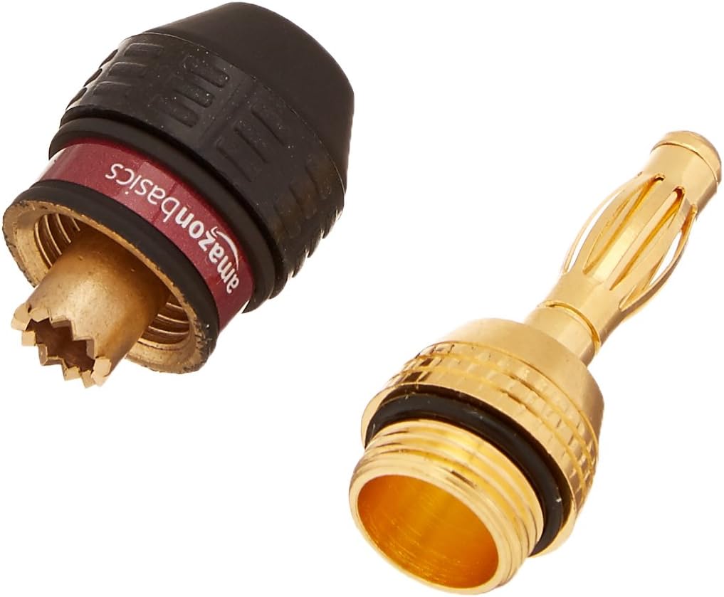 Thumbnail 1 de Amazon Basics Plug à la banane – Lot de 12 paires (24 fiches), noir