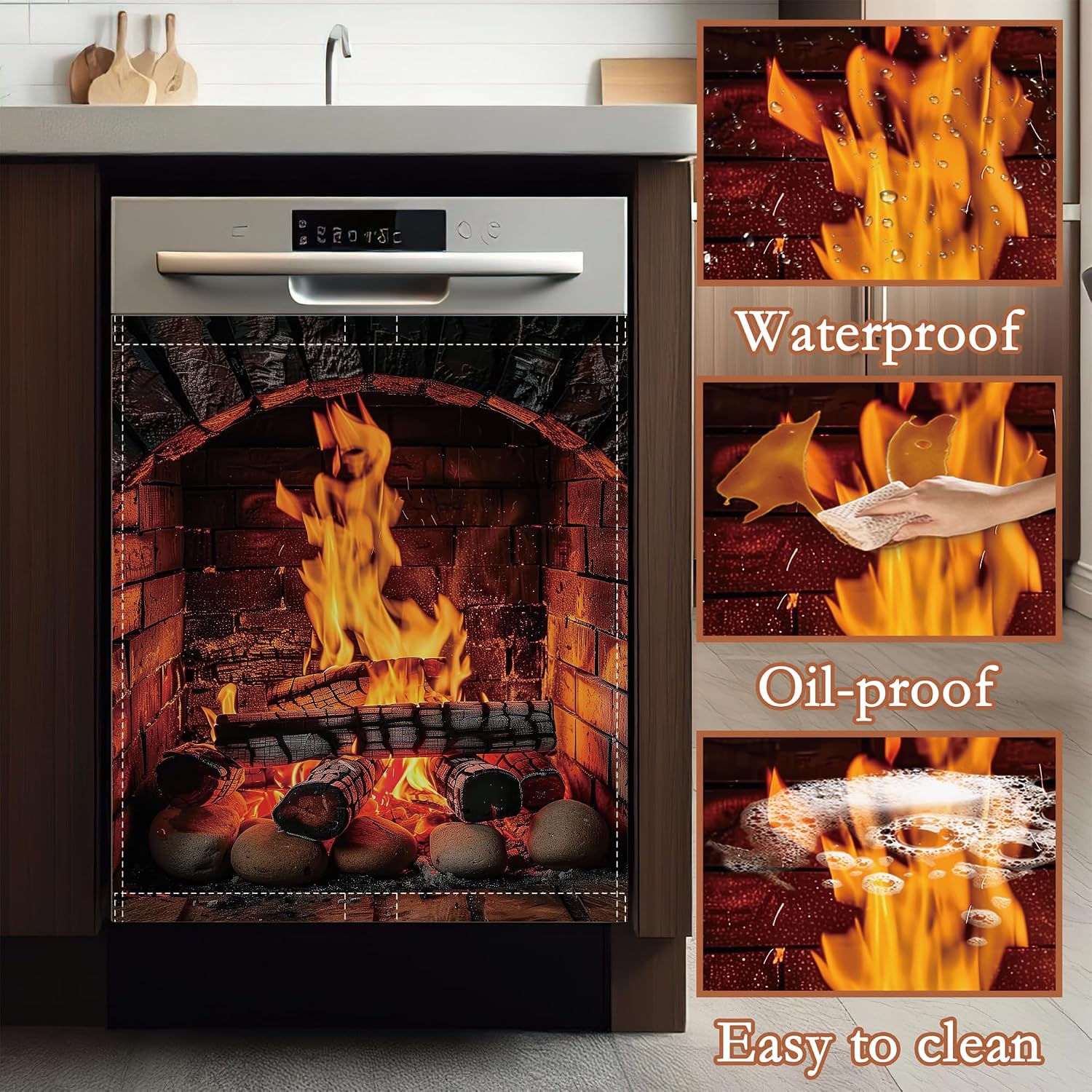 Detalle 2 de Magnetic Dishwasher Cover 23 x 26 Inch