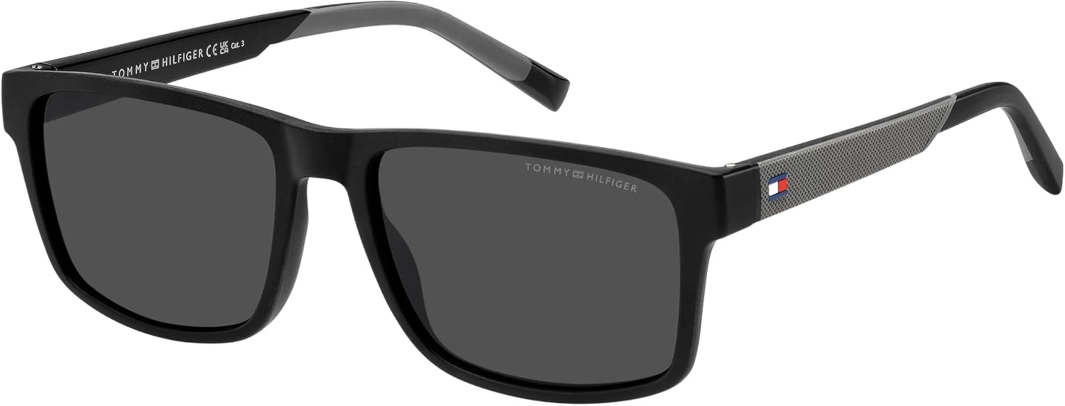 Detalle de Tommy Hilfiger Sunglasses Mixte – Lunettes de Soleil Rectangulaires