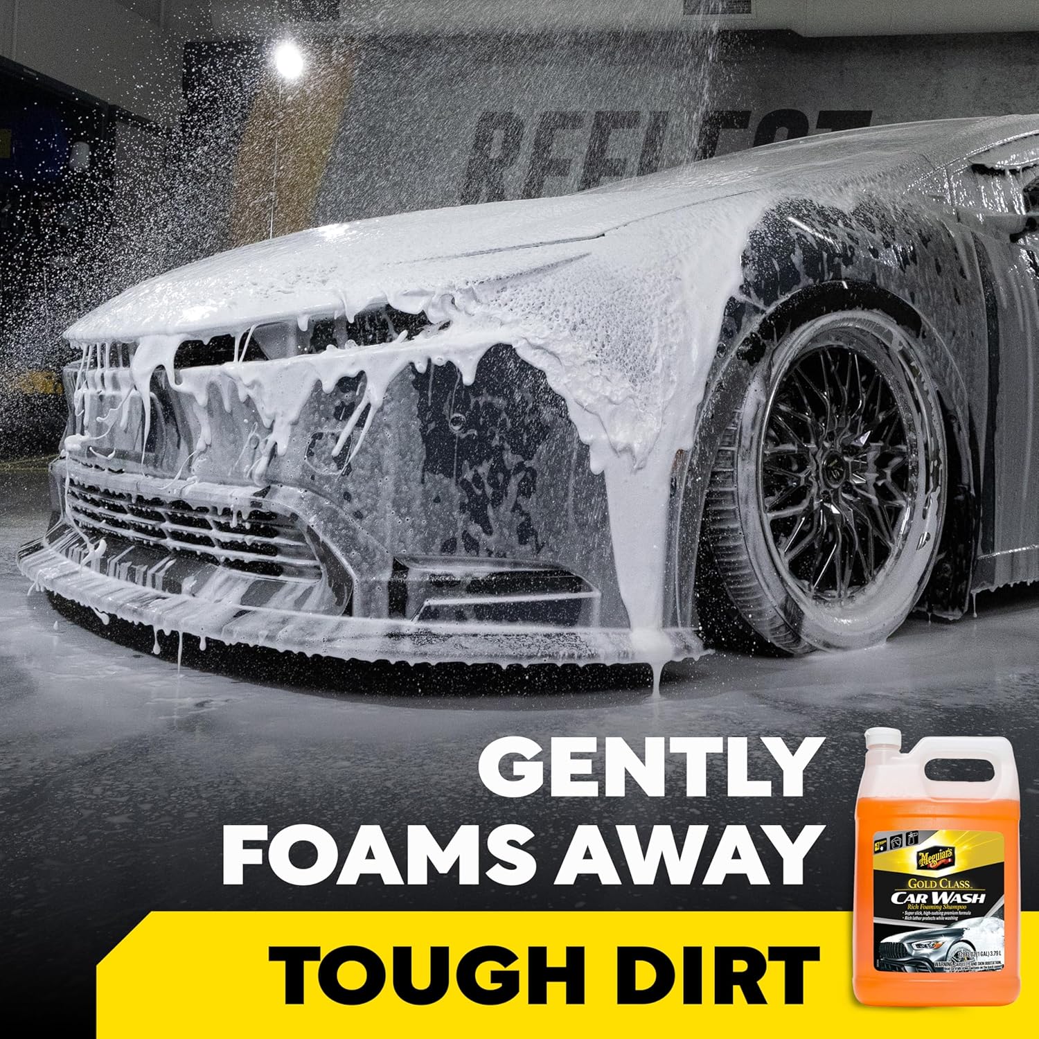 Detalle 2 de Meguiar’s Gold Class Foaming Car Wash Cleaner (Gold Class) — Foam Cannon Ready, 5:1 Dilution