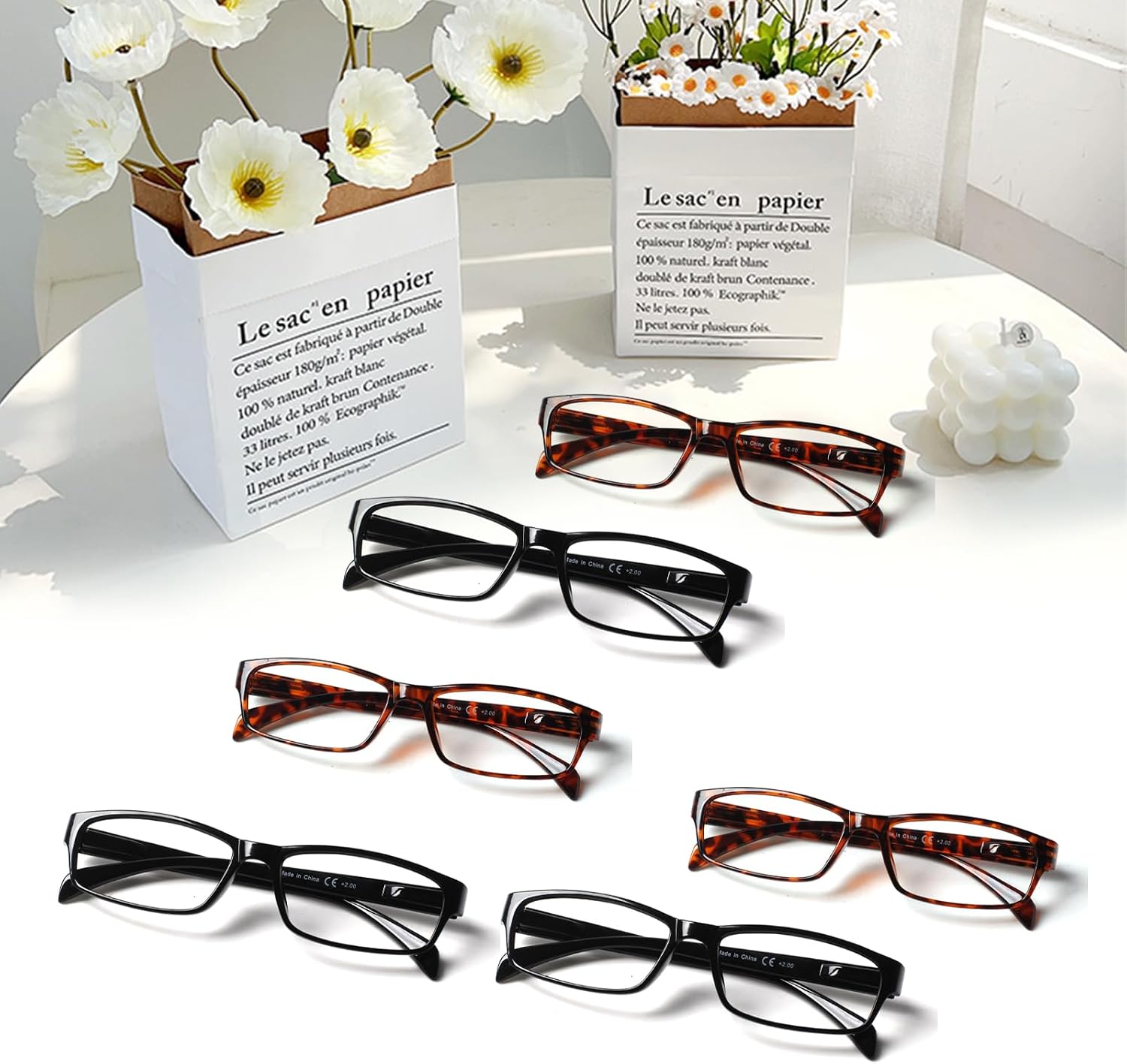 Thumbnail 6 de COJWIS Lesebrille 2,00 6er Pack