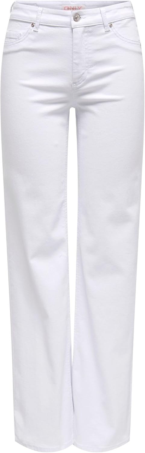 Detalle de Only Female Straight-Fit Jeans ONLBLUSH – Mittlere Taille, Gerade geschnitten