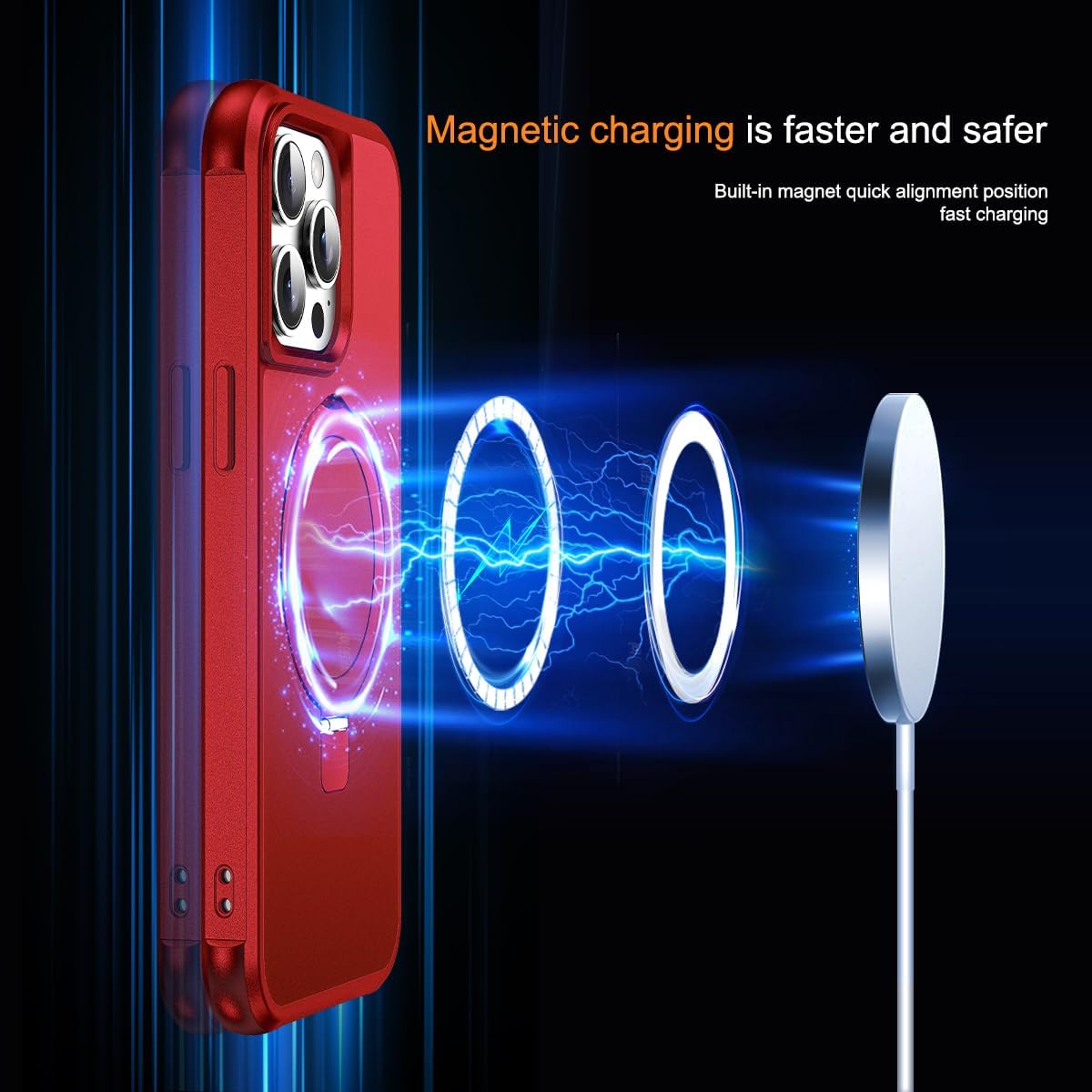 Detalle de SKYLMW iPhone 15 Pro Case 6.1" Red