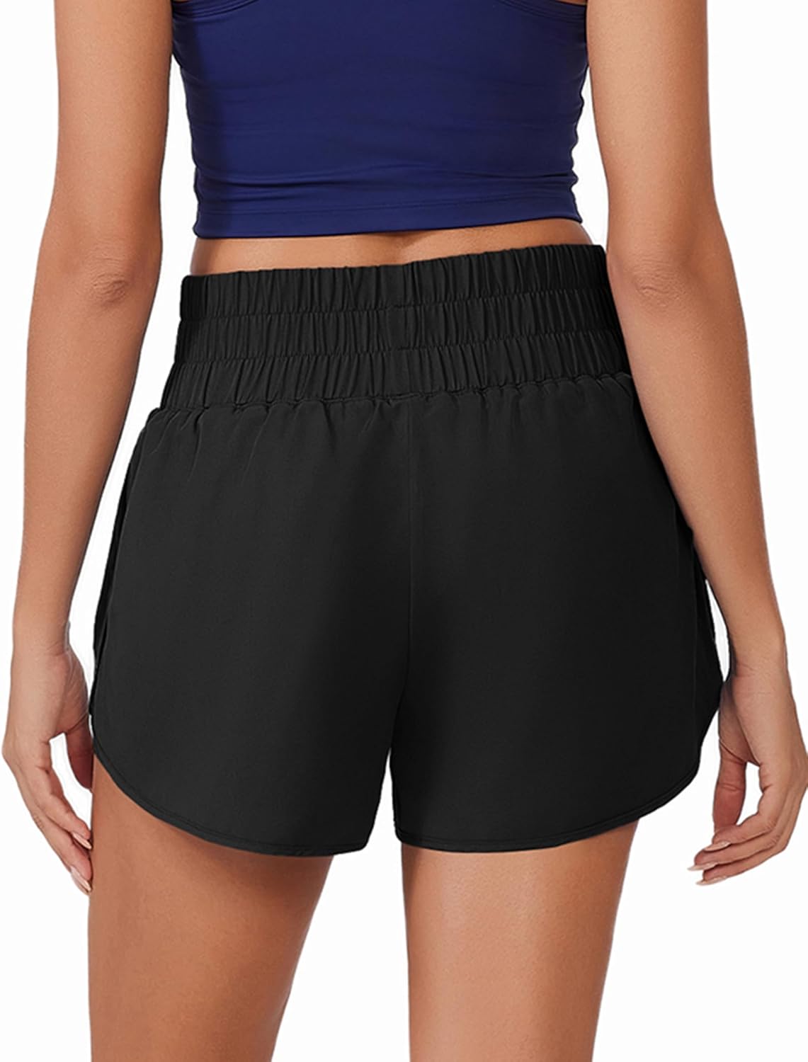 Thumbnail 1 de PINSPARK 2-in-1 Running Shorts for Women with Quick-Dry Fabric, High Waist & Zipper Pockets