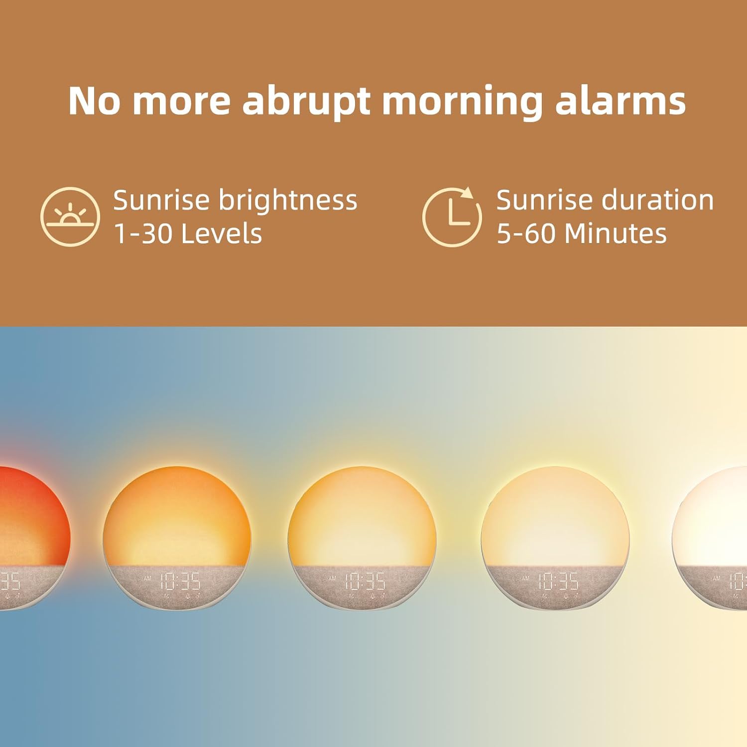 Detalle 2 de Sunrise Alarm Clock 25 sounds 🕰