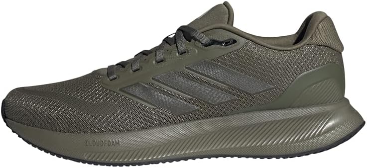 Imagen de adidas Men's Runfalcon 5 Running Shoes – Olive Strata / Shadow Olive / Core Black, UK 10.5 en OfertitasTOP