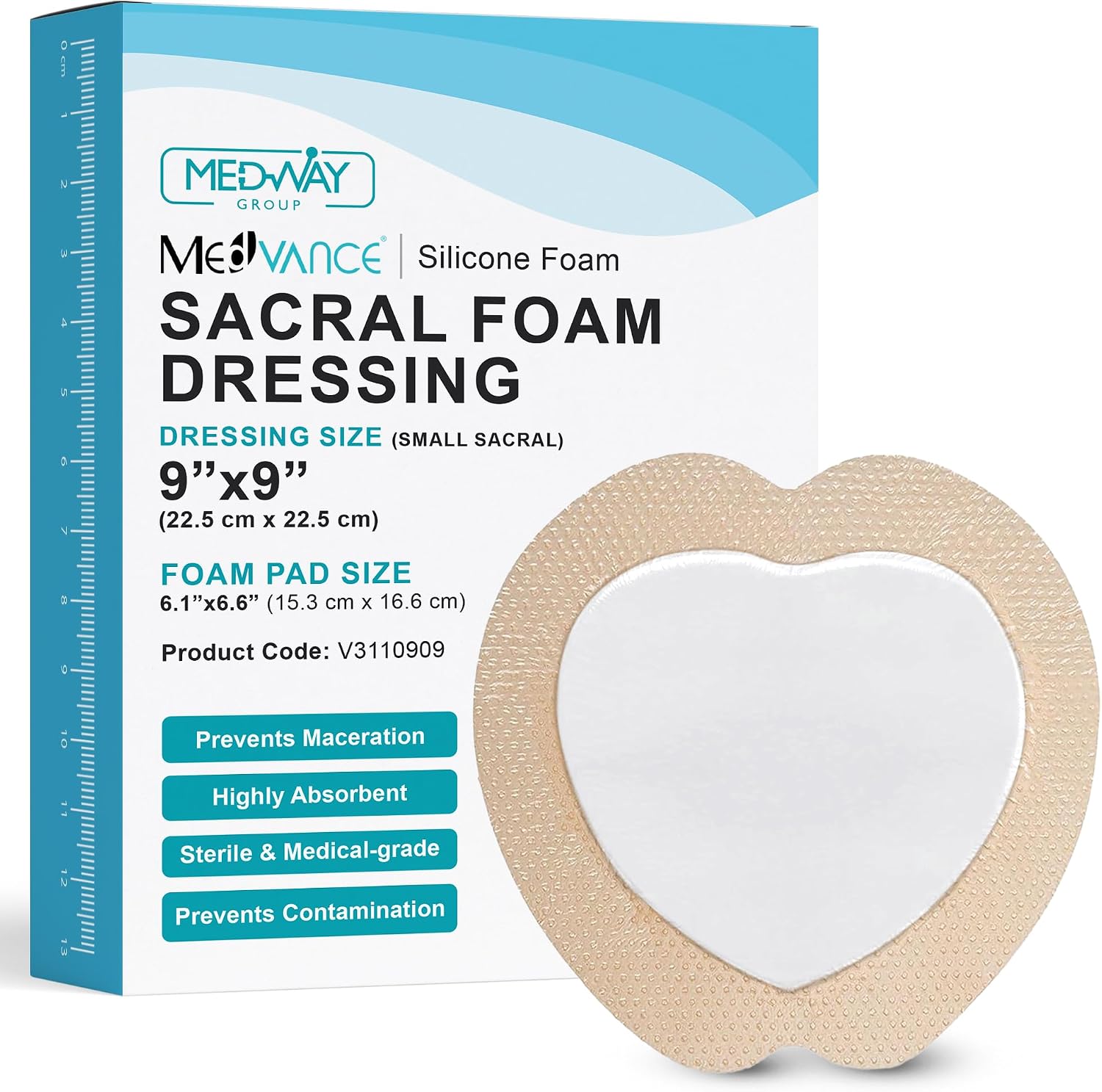 Thumbnail 6 de MedVance TM Silicone Border Dressing, 7x7 in (Box of 10)