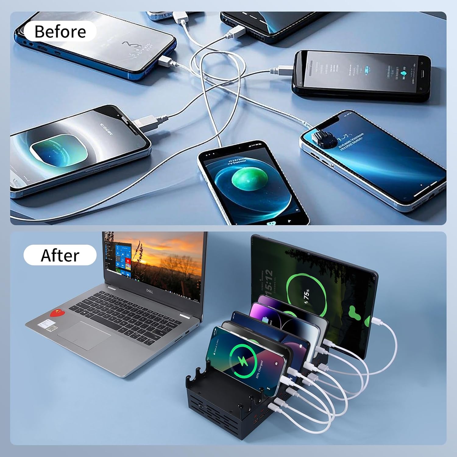 Thumbnail 5 de Yoodarmx 300W 24-Port USB Charging Station