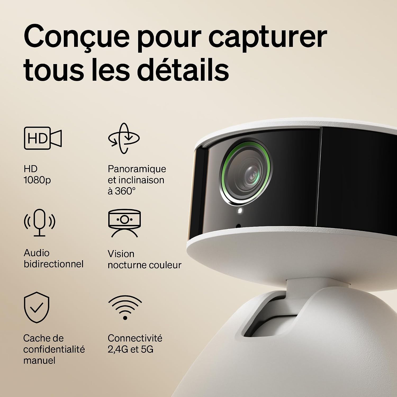 Thumbnail 4 de PETLIBRO Caméra Intelligente 360° pour chien et chat – détection multi-animaux par nom et alertes instantanées