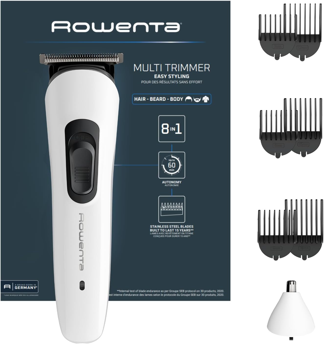 Thumbnail 4 de Rowenta TN9140 Trim & Style 13 in 1 Regolacapelli: versatilità wet & dry con taglio ad alta precisione
