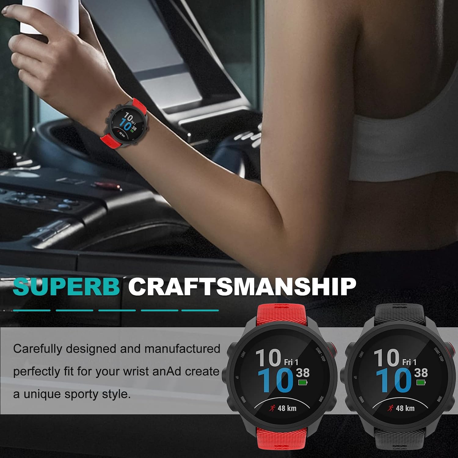 Thumbnail 6 de OVERSTEP Venu 2 Plus 20mm silicone strap