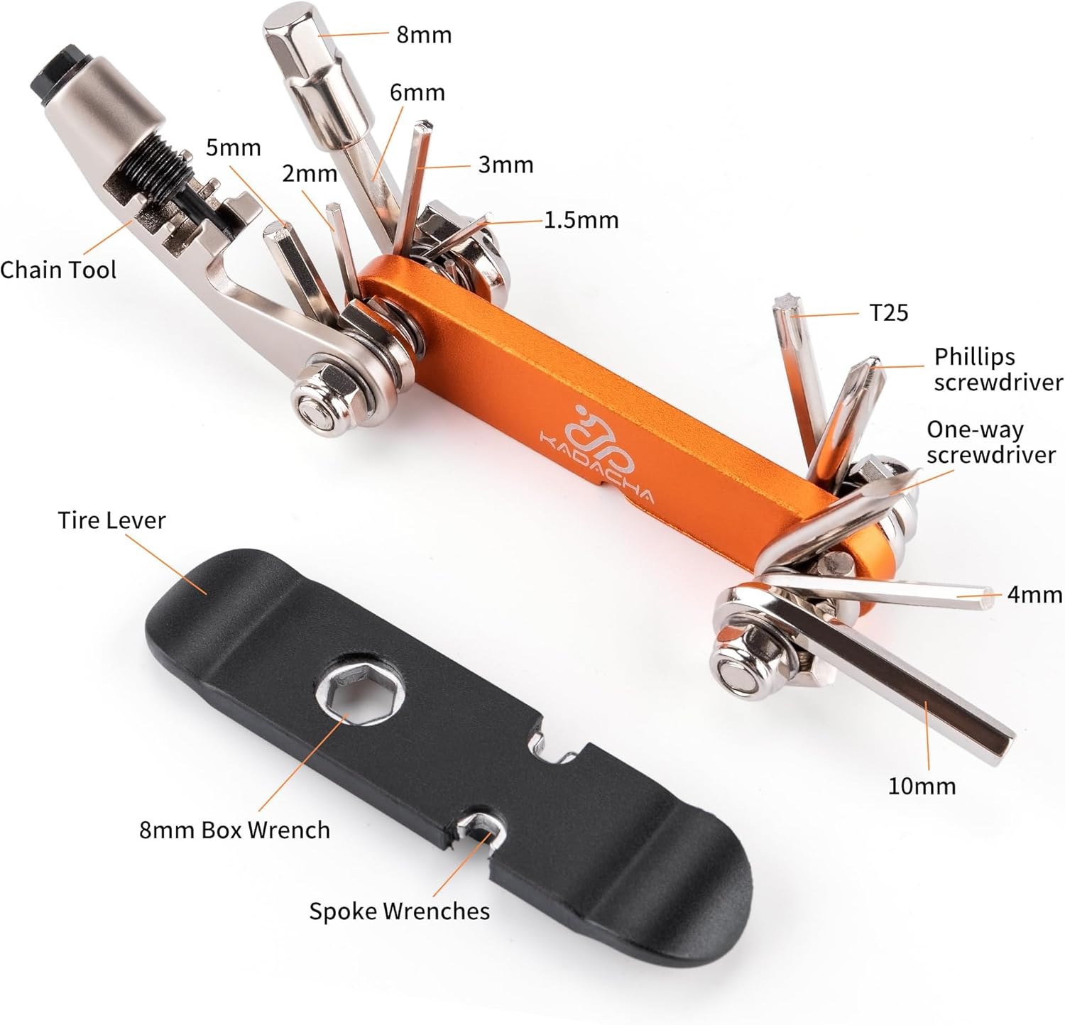 Thumbnail 3 de Multifunction Bike Tool Set 15-in-1
