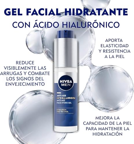 Thumbnail 6 de NIVEA MEN Hyaluron Gel Facial Antiedad: gel hidratante con ácido hialurónico para hombre (50 ml)
