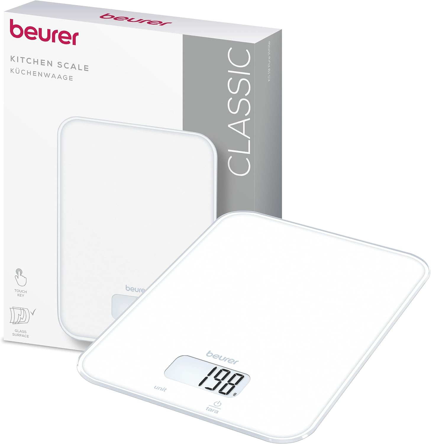 Detalle de Beurer KS 19 Küchenwaage, bis 5 kg