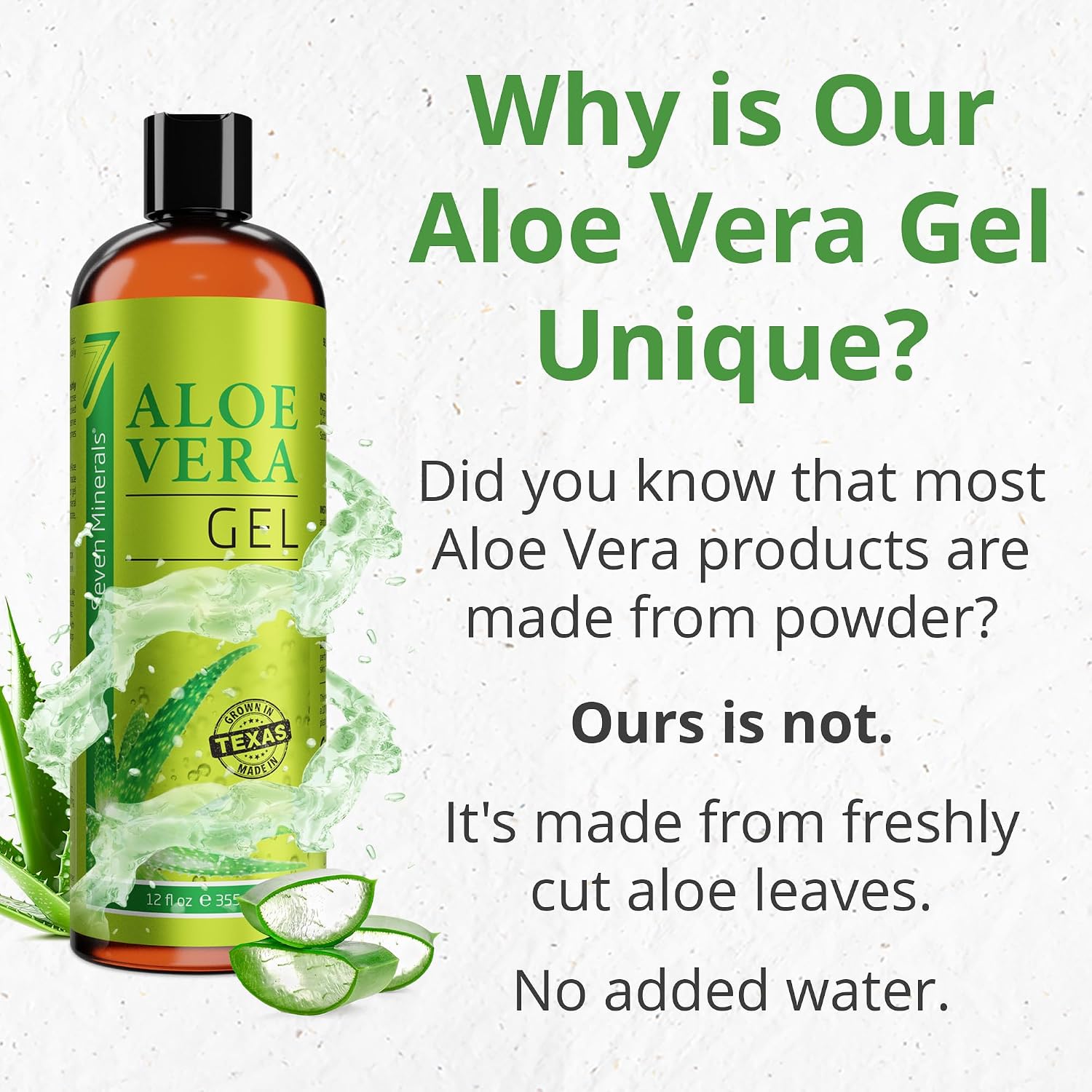 Detalle 2 de Seven Minerals Aloe Vera Gel 12oz