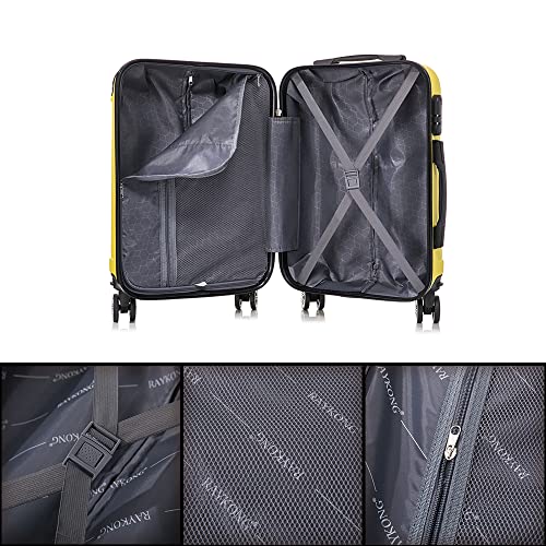 Thumbnail 5 de RAYKONG Maleta Cabina 40L ABS amarillo 🧳