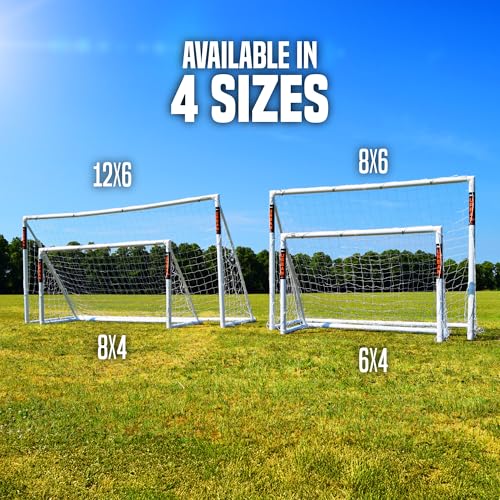 Thumbnail 9 de FLICK Football Goal 6x4ft garden goal 📷