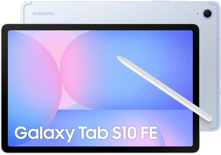 Detalle de Samsung Galaxy Tab S10 FE: tablet Android 10,9'' con S Pen, IP68 e 8 GB RAM