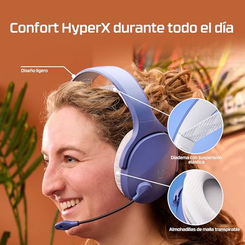 Thumbnail 7 de HyperX Cloud Jet: Auriculares gaming inalámbricos con conexión dual Bluetooth y USB, micrófono siempre activo