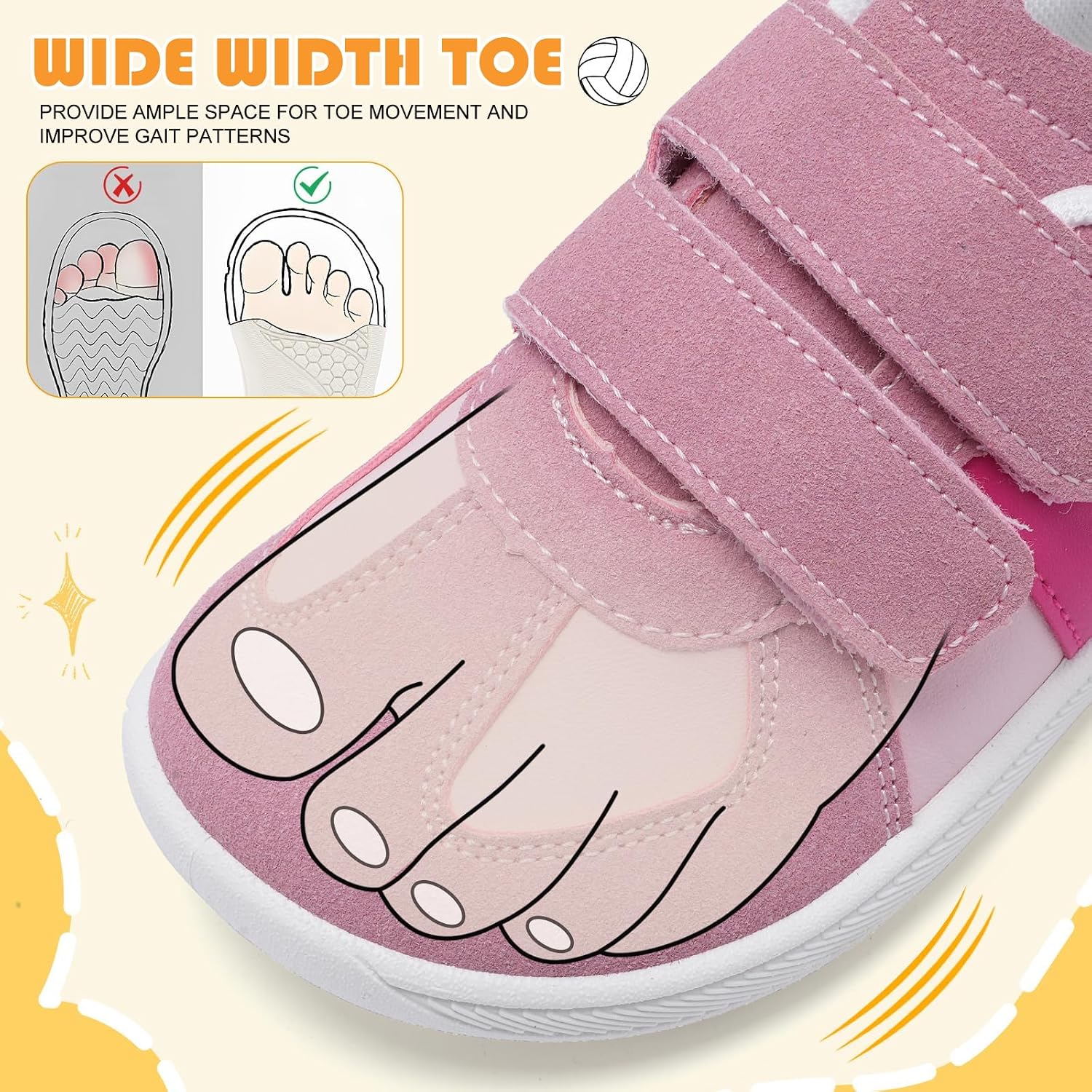 Detalle 2 de Ciomokeo Toddler Shoes with Wide Toe