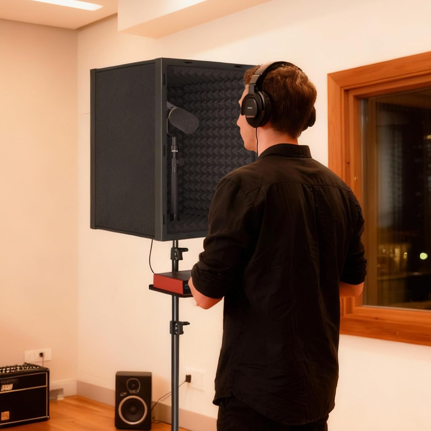 Thumbnail 6 de TONOR 24363 Vocal Booth Microphone Isolation Shield, adjustable to 1.9 m