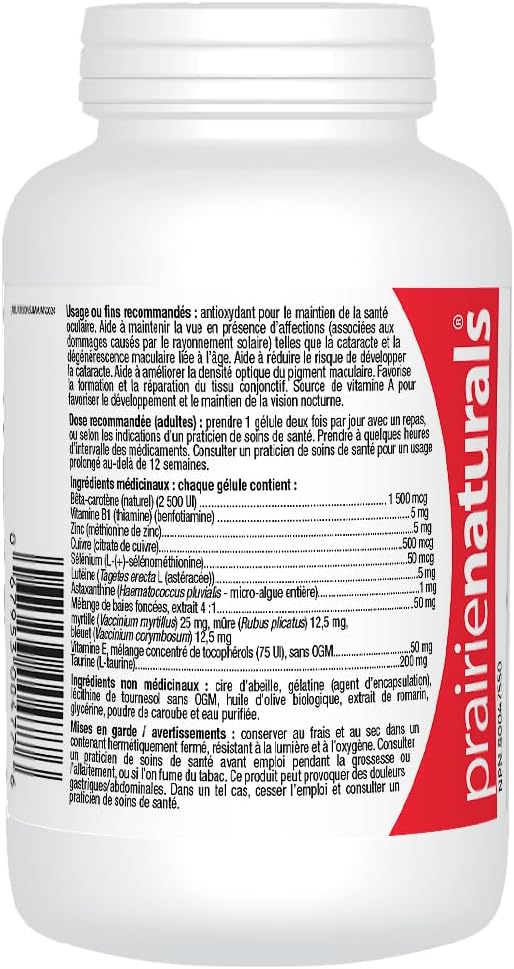 Thumbnail 2 de Prairie Naturals Vision Support Softgels 120 Count