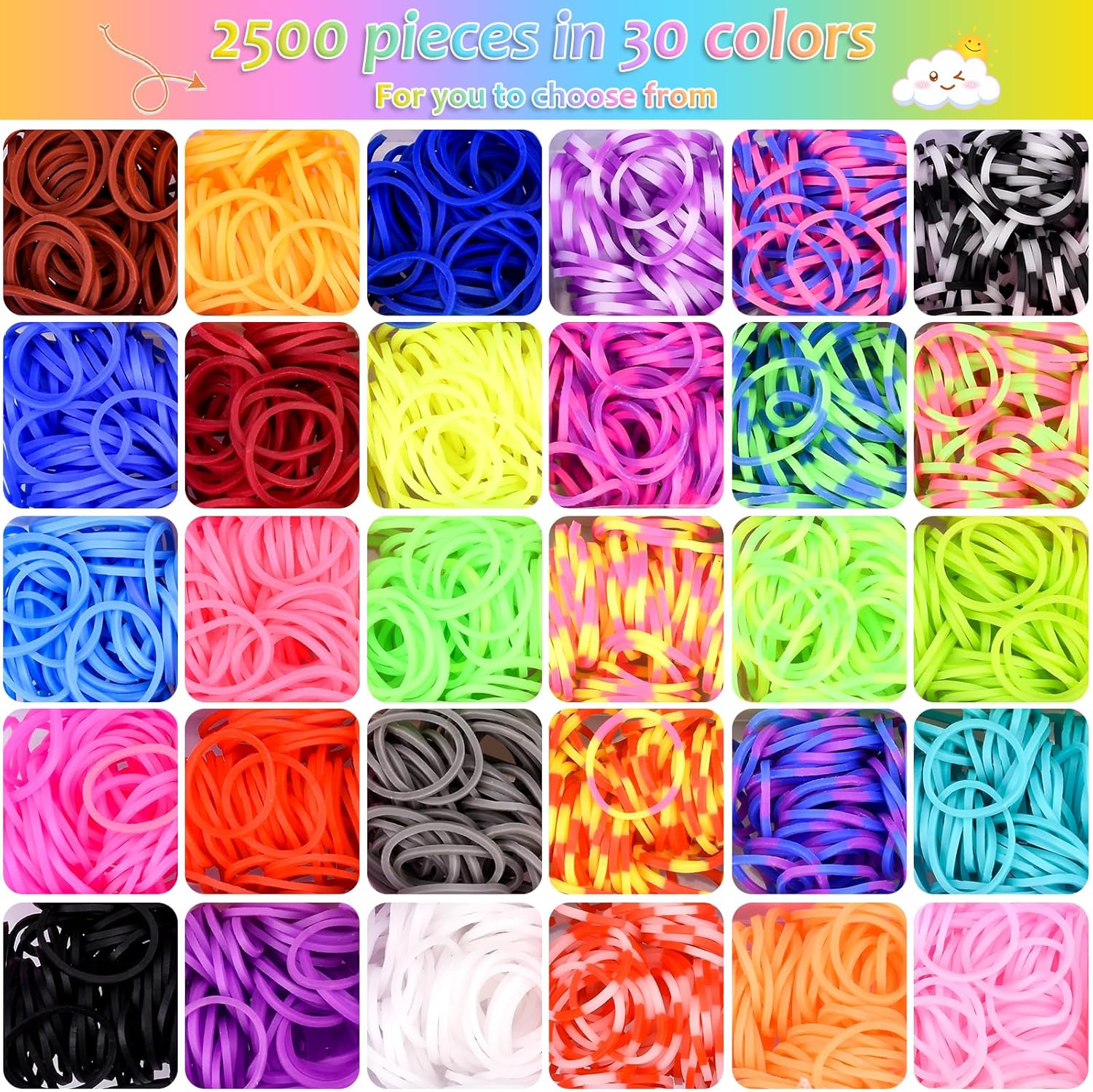 Thumbnail 1 de AOKITO 2500+ Loom Bänder Set 🎨