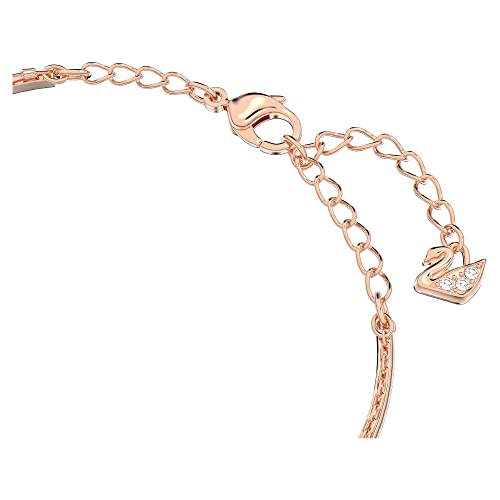 Detalle de Swarovski Brazalete Ginger gris baño oro rosa 💍