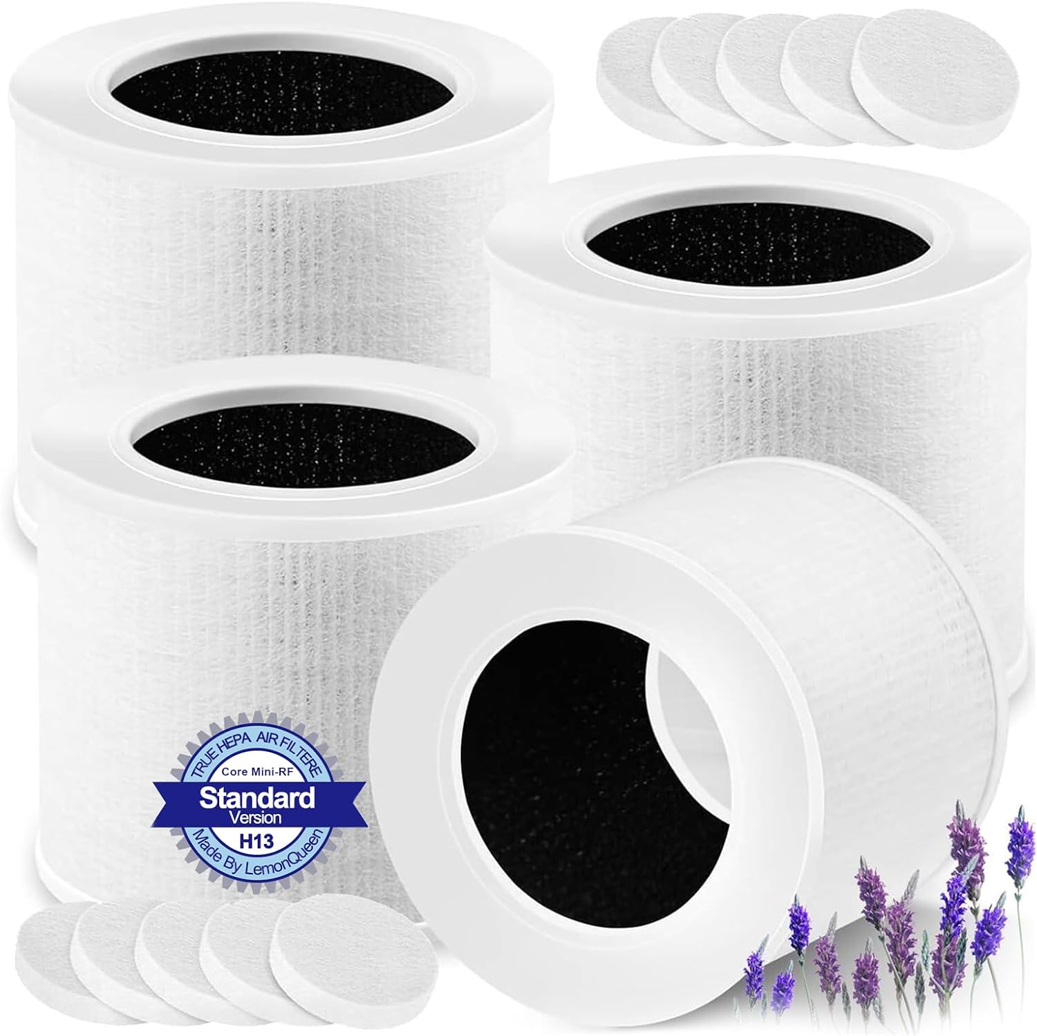 Detalle de 4-Pack Core Mini Air Purifier Replacement Filter for LEVOIT Core Mini