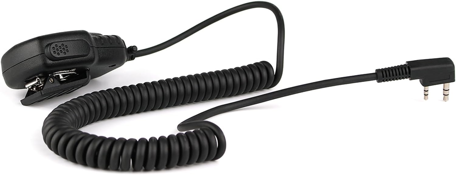 Thumbnail 6 de Retevis RS111 altoparlante microfono 2 pin con microfono a distanza per walkie talkie compatibili