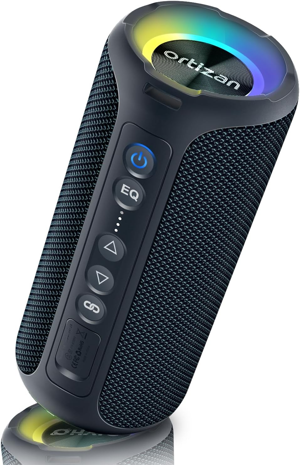 Detalle de Ortizan X8Pro: Cassa Bluetooth 40W, IPX7 e 30 Ore di Riproduzione per Feste