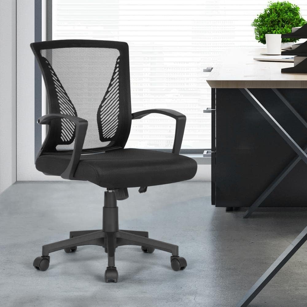 Thumbnail 1 de Yaheetech Silla ergonómica regulable 136 kg