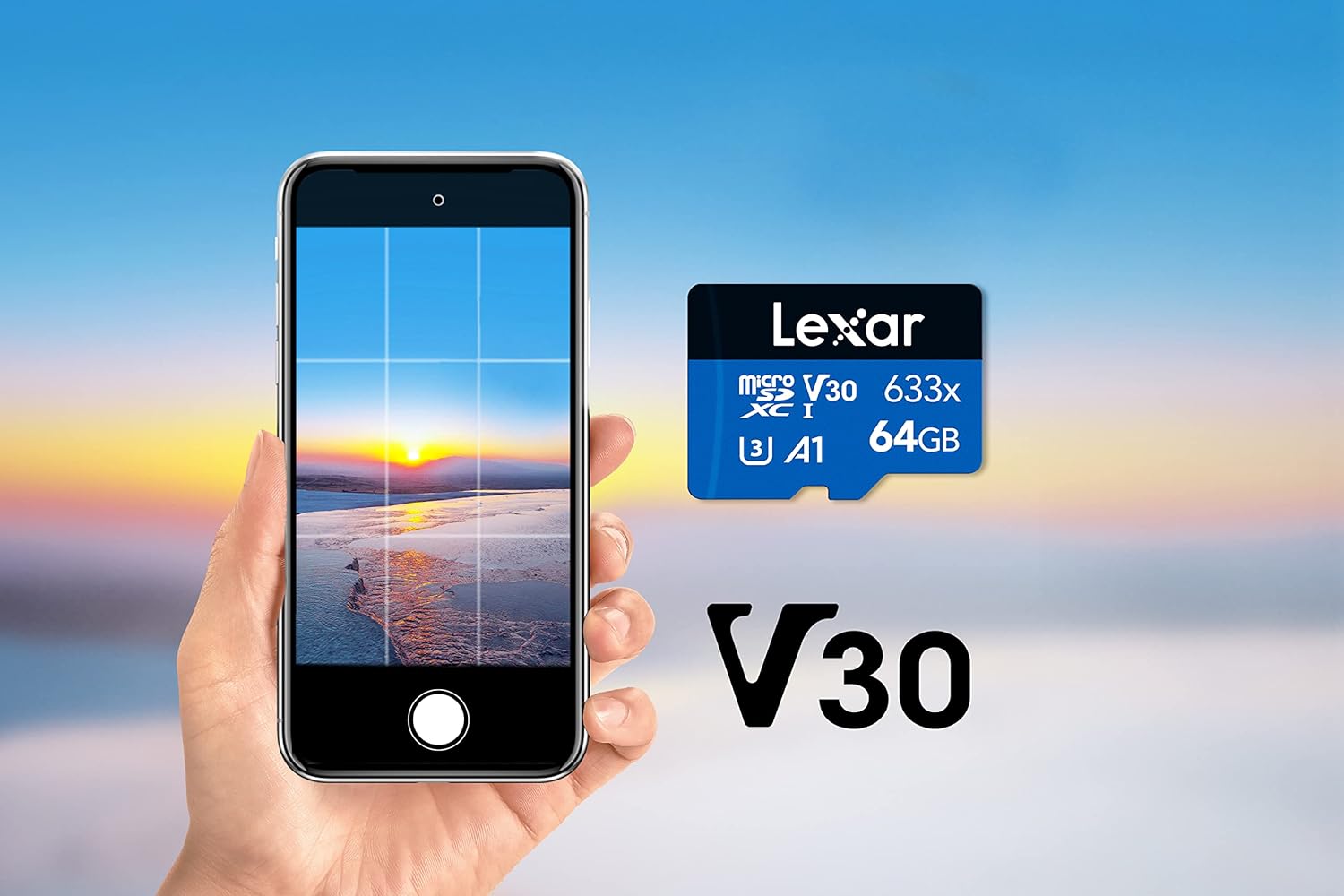 Thumbnail 3 de Lexar 633x microSDXC 64GB UHS-I (LMS0633064G-BNNAA) hasta 100 MB/s, A1 y V30